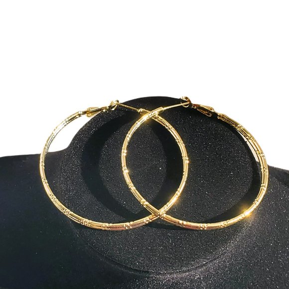 18K Gold Large Double Wire 2